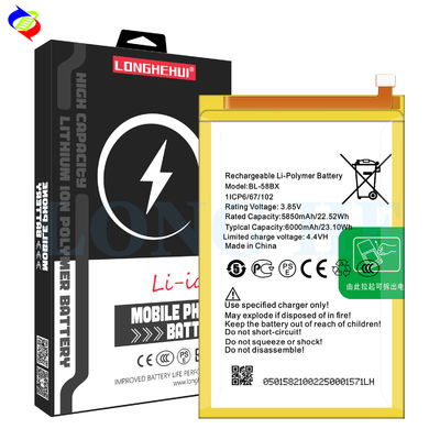 6000mAh BL-58BX X680 Mobilfunkbatterie für infinix Hot 9 Play Batterie