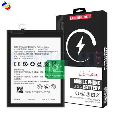 Beliebte OEM-Lithiumbatterie 2320mah austauschbare Telefonbatterie BLP595 für OPPO R7 R7 Lite