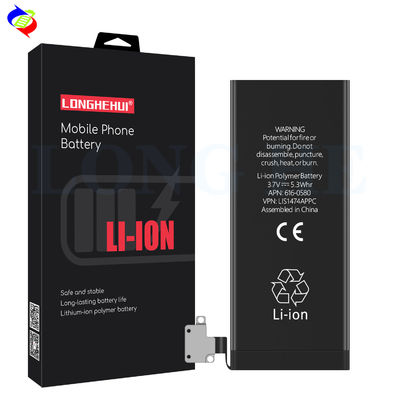 Wiederaufladbare schwarze Batterie für iPhone 4S Mobiltelefon hohe Kapazität und lang anhaltende
