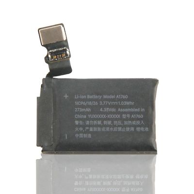 Wiederaufladbare 273mAh A1760 A1757 A1816 Serie 2 38mm Uhrbatterie für Apple Watch Serie2 Batterie