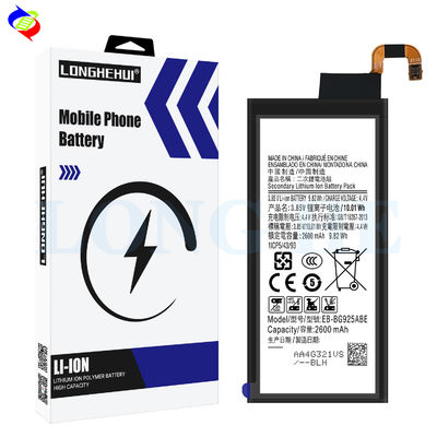 EB-BG925ABE 2600mAh Akku für S6 Edge G9250 G925FQ G925F G925l G925A G925S in Schwarz