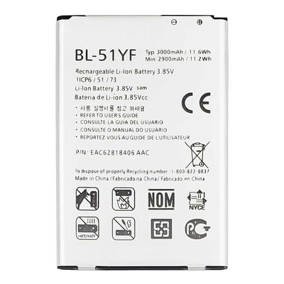 3000mAh BL-51YF H811 LS991 US991 H812 G4 Mobilfunkbatterie für LG VS986 garantiert