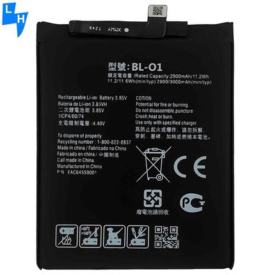 schwarz Original Akku BL-O1 für LG K20 2019 K8 LM-X120EMW 3000mAh 3,84V