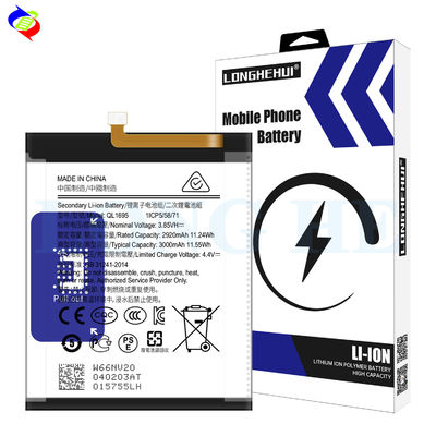 3000mAh 3,85V wiederaufladbare Li-Ionen-Batterie QL1695 für Samsung Galaxy A01 A015 in Schwarz