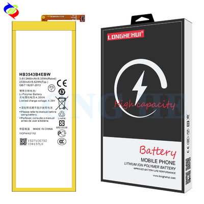 Huawei Ascend P7 Akkuersatz 2460mAh HB3543B4EBW Mobilfunkbatterien OEM/ODM