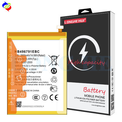3500mAh-4050mAh Kapazität Mobiltelefonbatterie für Huawei Mate1 Mate2 HB496791EBC