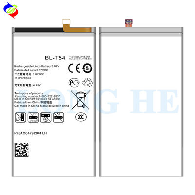 4000mAh/4650mAh Kapazität BL-T54 Oem Telefon Akku Ersatz für LG Stock 0 Zyklus