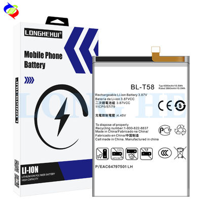 Doppel-IC-Schutz 4000mah BL-T58 Mobilfunkbatterie für LG Wiederaufladbare Batterie