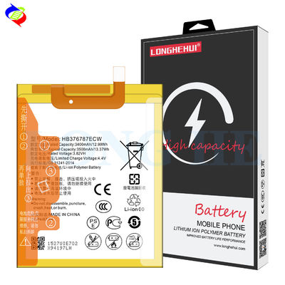 Weiße A 3500mAh 3,82V Li-Polymer-Batterie für Huawei Honor V8 Mobiltelefon HB376787ECW