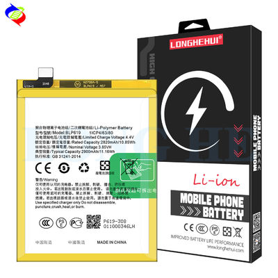 Vorrat 2900mAh BLP619 A39 A57M Mobilfunkbatterie für OPPO A57 wiederaufladbare Batterien