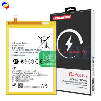 BL-30RT Batterie für Tecno W5 Lite W5 K7 K8 WX5 3.85V 3000mAh Mobilfunksystem Modell