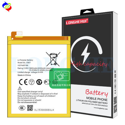 Doppel-IC-Schutz BL-39BT 3900mAh Mobilfunkbatterie für Tecno i5 Pro