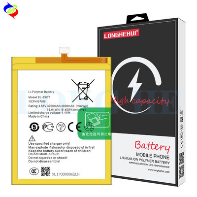 Doppel-IC-Schutz BL-39CT 3900mAh 3.85V Ersatzbatterie für TECNO Mobiltelefon