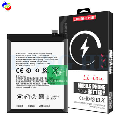 OPPO F1 Plus Mobiltelefon Batterie 2850mAh BLP609 F1 /F1 Plus/R9 R9m R9tm für Weiß