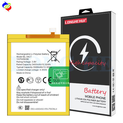 BL-34CT 3500mAh Camon i4 Mobilfunkbatterie für Tecno CB7 bereit zum Versand
