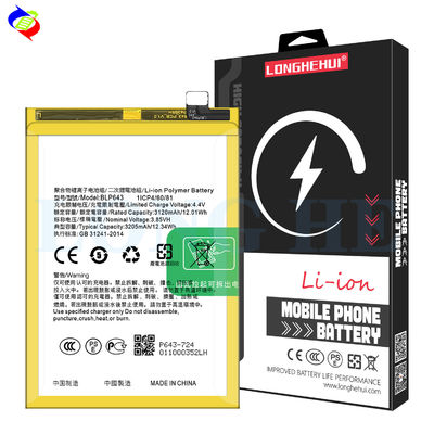 Hochkapazität 3200mAh BLP643 Mobilfunkbatterie für OPPO R11S Weiße wiederaufladbare Batterien