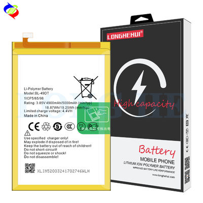 Doppel-IC-Schutz BL-49DT 3.85V 5000mAh Lithium-Handybatterie für TECNO LA6 LA7