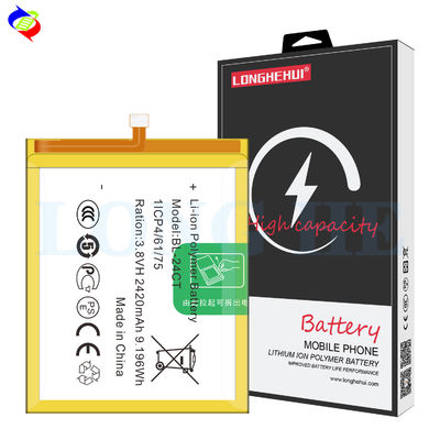 3.8V 2420mAh Lithium-Handy-Batterie BL-24CT für Tecno Phantom Z mini Z1 mini Wiederaufladbar