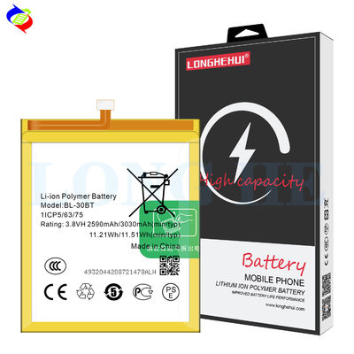 2500mAh BL-30BT Phantom A7 Mobilfunkbatterie für den Tecno Phantom Z Double IC Schutz
