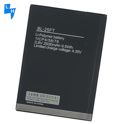 Aufladbare Tecno BL-25FT W3 2500mAh Batterie A für Afrika Marktzuverlässigkeit