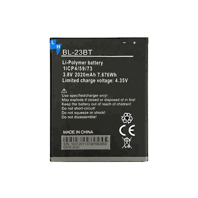 100% kompatibel Ersatz BL-23BT Li-Ionen-Polymer-Batterie für das Mobiltelefon Tecno M6