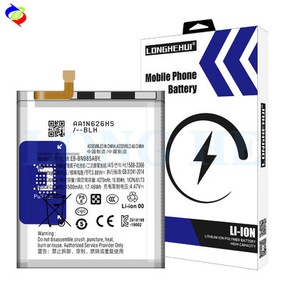 100% 0 Zyklus EB-BN985ABY Lithium-Ionen-Batterie für Samsung Note20 Ultra-Telefone