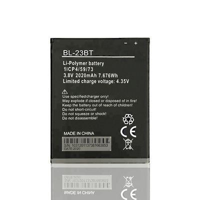 2020mAh BL-23BT Ersatzbatterie für Tecno M6 wiederaufladbare Batterien in hoher Nachfrage