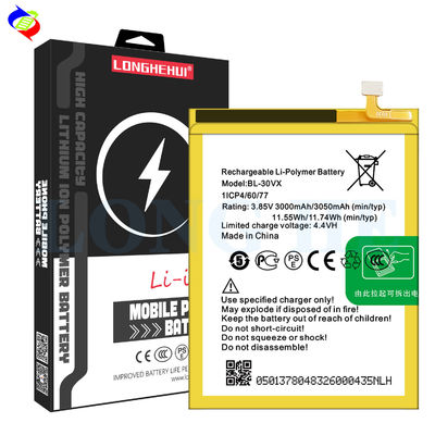 3000mAh BL-30VX X5514 Smart2 Pro Mobilfunkbatterie für Infinix wiederaufladbare Batterien