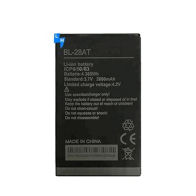ODM BL-28AT 2800mAh Y3 Plus Mobiltelefonbatterie für Tecno Camon Y2 Batterie
