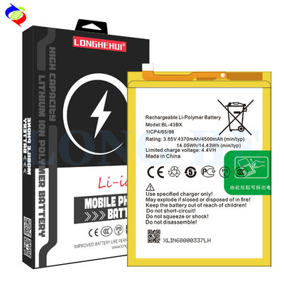 BL-43BX Li-Polymer Batterie 4500mAh für Infinix X604 Note 5 Mobiltelefon hohe Kapazität