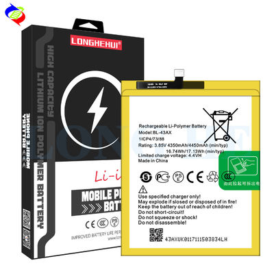 OEM/ODM BL-43AX 4450mAh X603 Mobilfunkbatterie für infinix Zero5