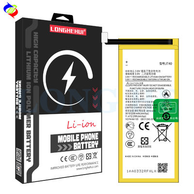 Motorola G6 Plus XT1926 JT40 3200mAh Schwarze wiederaufladbare Batterien mit langlebigem Design