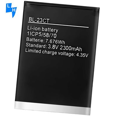 BL-23CT 2300mAh Mobiltelefon Batterie für Tecno WX3 LTE Batterie Langlebig und schwarz
