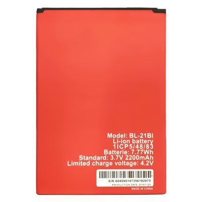 Aufladbare BL-21Bi 2200mAh Mobiltelefonbatterie für itel it1503