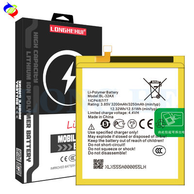 2500mAh-3200mAh BL-32AX X555 Mobiltelefonmodelle für Infinix Zero4 LiFePO4 Batterie