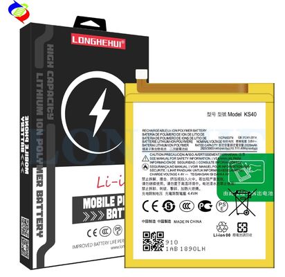 KS40 3000mAh 4,4V Lithiumbatterie perfekt für MOTO E6 Play US XT2029 XT2029-1