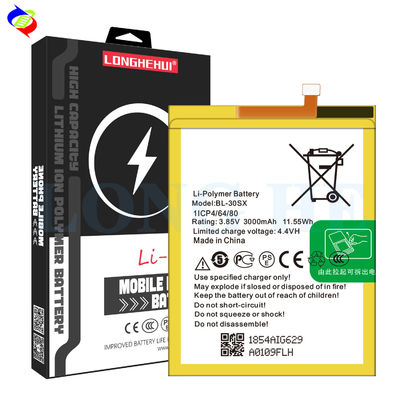 BL-30SX 3000mAh 3,85V Aufladebatterie für Infinix X522 Mobiltelefonmodelle