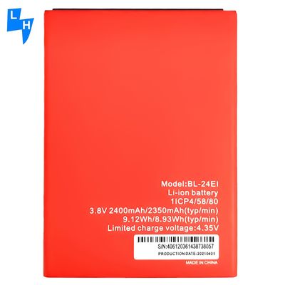 Schwarze BL-24EI 2400mAh Li-Ionen-Handybatterie für Itel A46 A44 S13 IT1508 Batteira