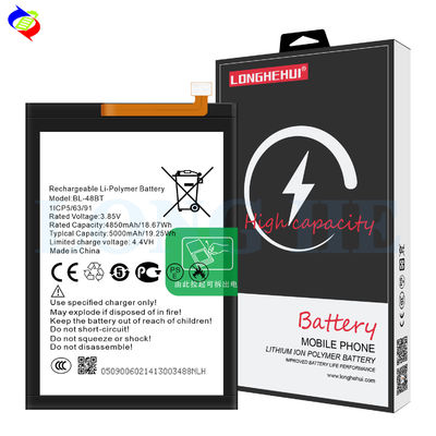BL-48BT OEM ODM Mobilfunkbatterie für Tecno 5000mAh Zustand 100% kompatibel