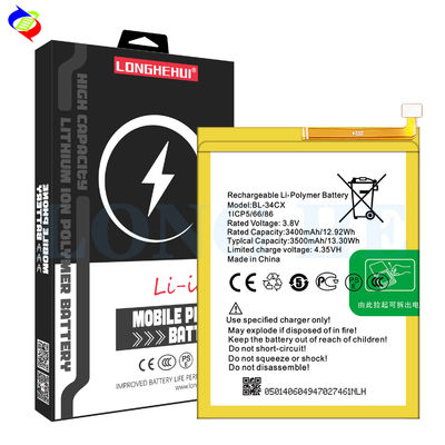 Codierung BL-34CX 3500mAh S4 Mobilfunkbatterie für Infinix X626 wiederaufladbare Batterien