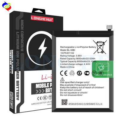 Silber AAA BL-58BI 3.7V 2100mAh Lithium Akku für itel Hot 9 Play