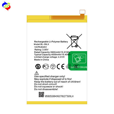 Infinix S5 Batterie 4000mAh BL-39LX X652 Doppel-IC-Schutz Wiederaufladbare Batterien