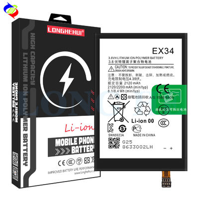 Aufladbare Akkus 2200mAh EX34 Handybatterie für Motorola MOTO X