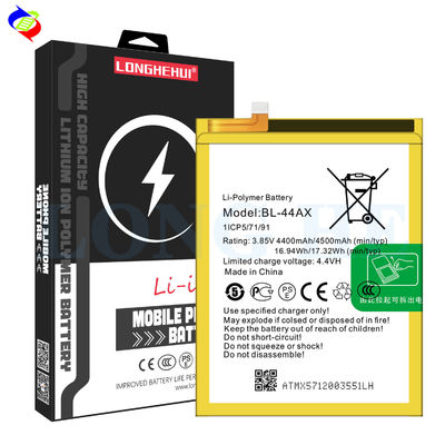 4500mAh BL-44AX X571 Wiederaufladbare Batterie für Infinix Note 4 Pro hohe Kapazität Weiß