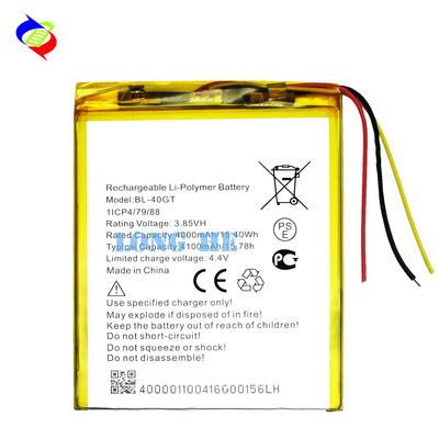 4100mAh Ersatzbatterie für Tecno 1704 BL-40GT Telefon Langlebigkeit