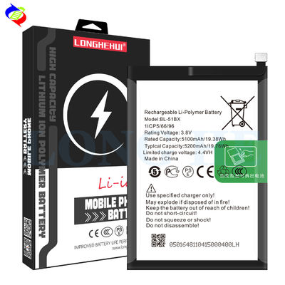 5200mAh Mobilfunkbatterie für INFINIX X692 NOTE 8 X683 HOT10 X682B NOTE 8i BL-51BX