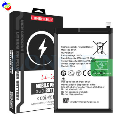 BL-58CX Batterie für Infinix X659 6000mAh Kapazität Doppel IC Schutz OEM/ODM