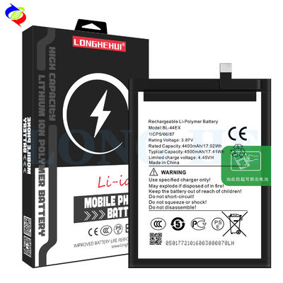 Black 4500mAh Wiederaufladbare Mobilfunkbatterie BL-44EX für Infinix Zero X Pro X6811 X6810