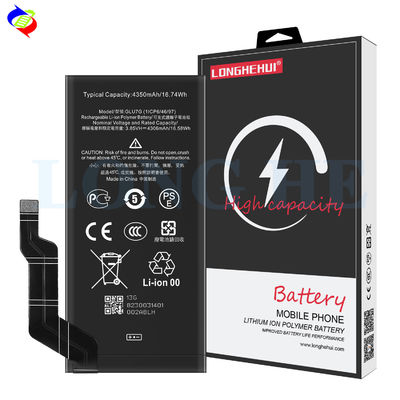 Authentische 4350mAh Batterie GLU7G für PIXEL 6A Schwarz Original Mobiltelefonbatterie