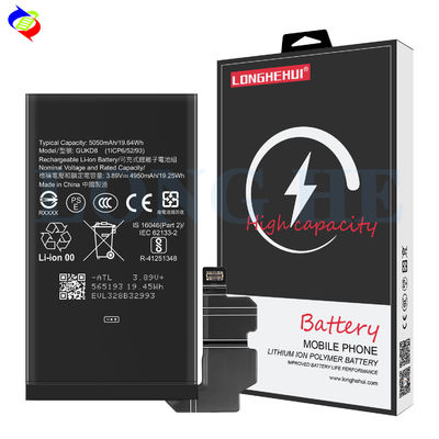 Schwarze Mobiltelefonbatterie für Pixel 8 Pro 3,89V 5050 mah GUKD8 Lithium-Ionen-Ersatz